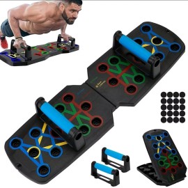 28 in 1 Push Up Rack Board & Home Gym Exercise Workout Program