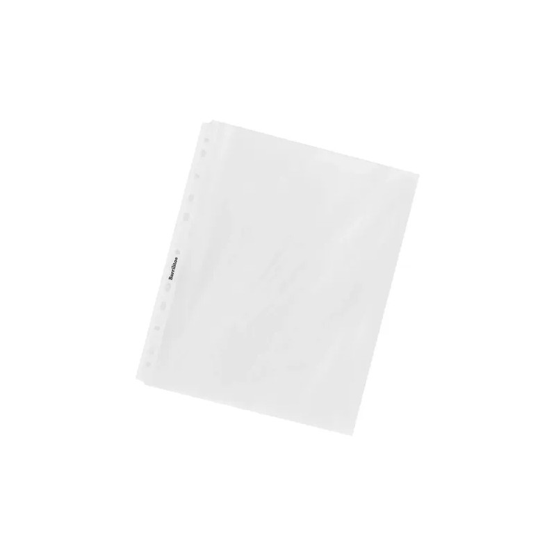 Protector De Hojas Ligero Barrilito, Tamaño Carta -100 Pzs