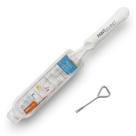 PAINT BEHIND 16 in L x 12 in W x 19 in H - Nylon Tool w/Paint Can Opener - Easily Hard to Reach Areas, Flat Paint Brush, Toilet Wall Painting Supplies for Home Improvement Paint Kit