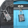 ZHEGE TSA Approved Locks, Luggage Locks, 3 Dial TSA Lock