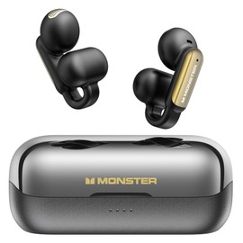 Monster AI Translation Earbuds Open AC601, 3-in-1 Translator Wireless Earbuds, Bluetooth 6.0 Open Earbuds with 115 Languages Translation, Real-Time AI & Touch Control Wireless Headphone