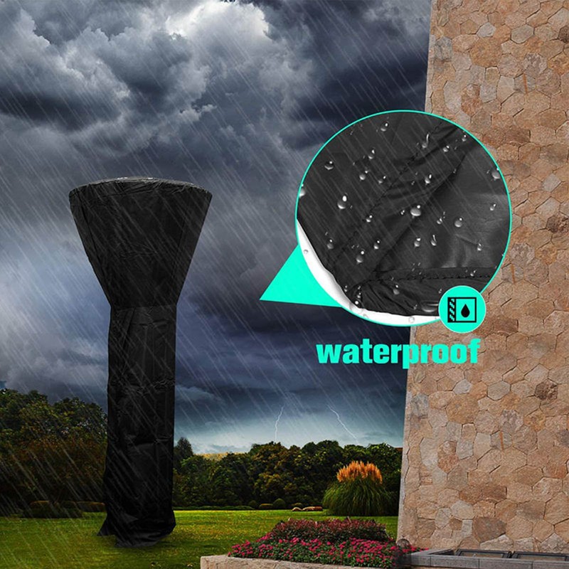 Patio Heater Covers Waterproof Dustproof UV Resistant Standing Garden Heater