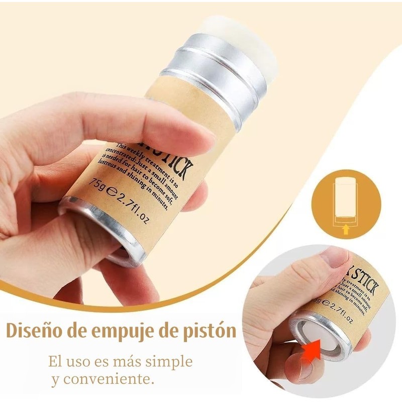 Palo de cera para el cabello, borde del cabello controlado