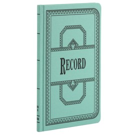 Boorum & Pease 66150R Account Book, Record-Ruled, 150 Pages, 12-1/8-Inch x7-5/8-Inch, Blue