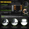 4x6 Inch LED Lights 4PCS High Low Sealed Beam Rectangular