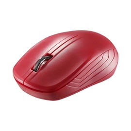 Buffalo BUFFALO Wireless IRLED Mouse 3 Button Red BSMRW21RD