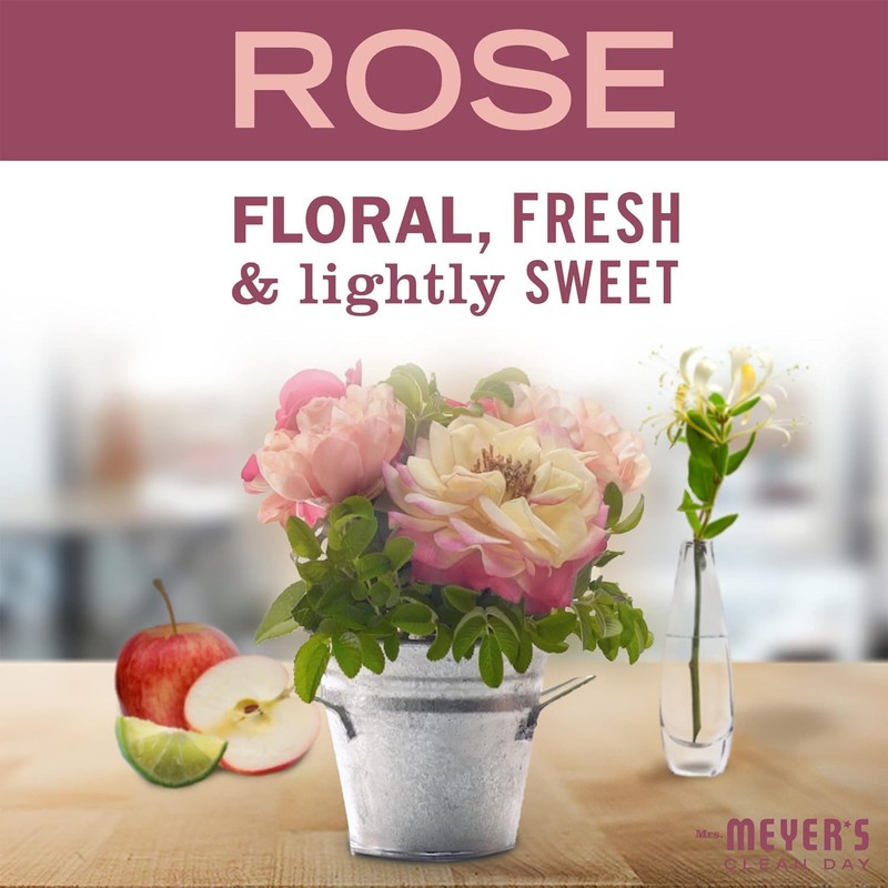 Mrs. Meyer’s Rose Scent Kitchen Basics Set, 3 ct: Dish