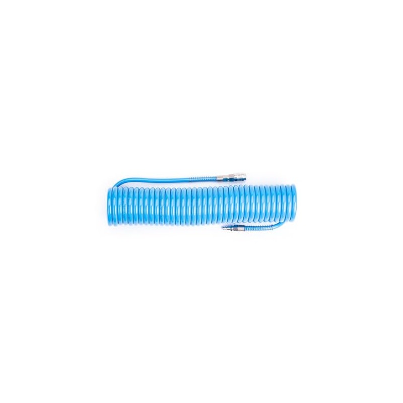 Compressed Air Spiral Hose Made of Polyurethane Plastic, Diameter 8