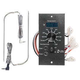 Digital Thermostat Controller Replacement Compatible with Traeger Wood Pellet Grills, with 2PC Meat Temperature Probe
