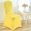 Dimatic 20 PCS Yellow Spandex Chair Covers Dining Room Stretch