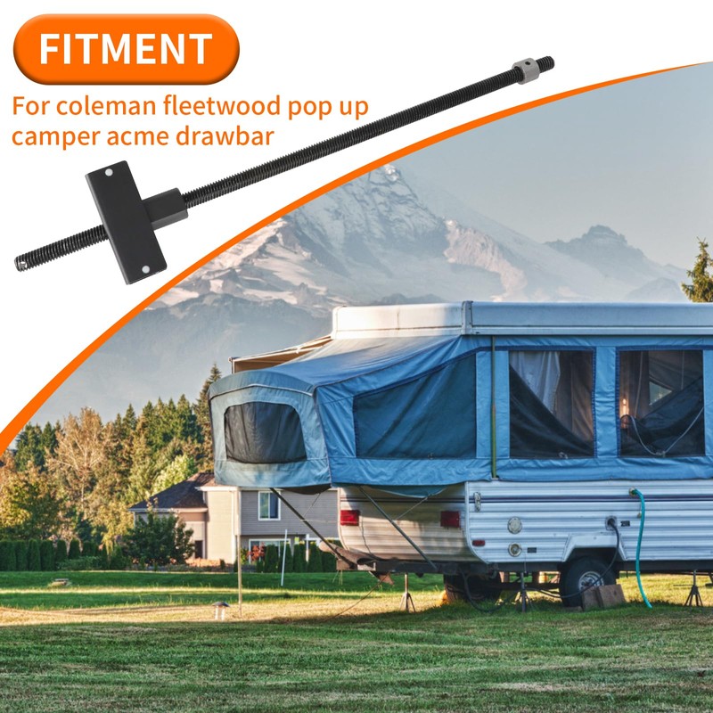 AUTOVIC Pop Up Camper Acme Drawbar Kit with Nut and