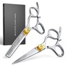 Suvorna Professional Barber Scissors Set - 5.5" Hairdressing & Thinning