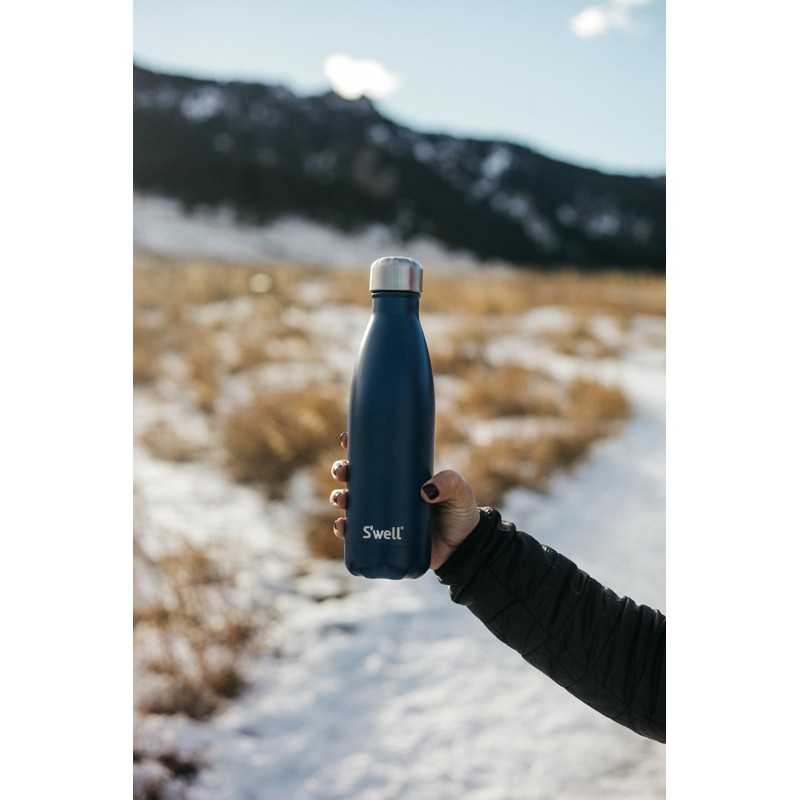 S'well Original Azurite 500ml Vacuum-Insulated Drinks Bottle Keeps Drinks Cold