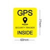 8 Pcs GPS Security Tracker Inside Stickers GPS Tracking Sticker