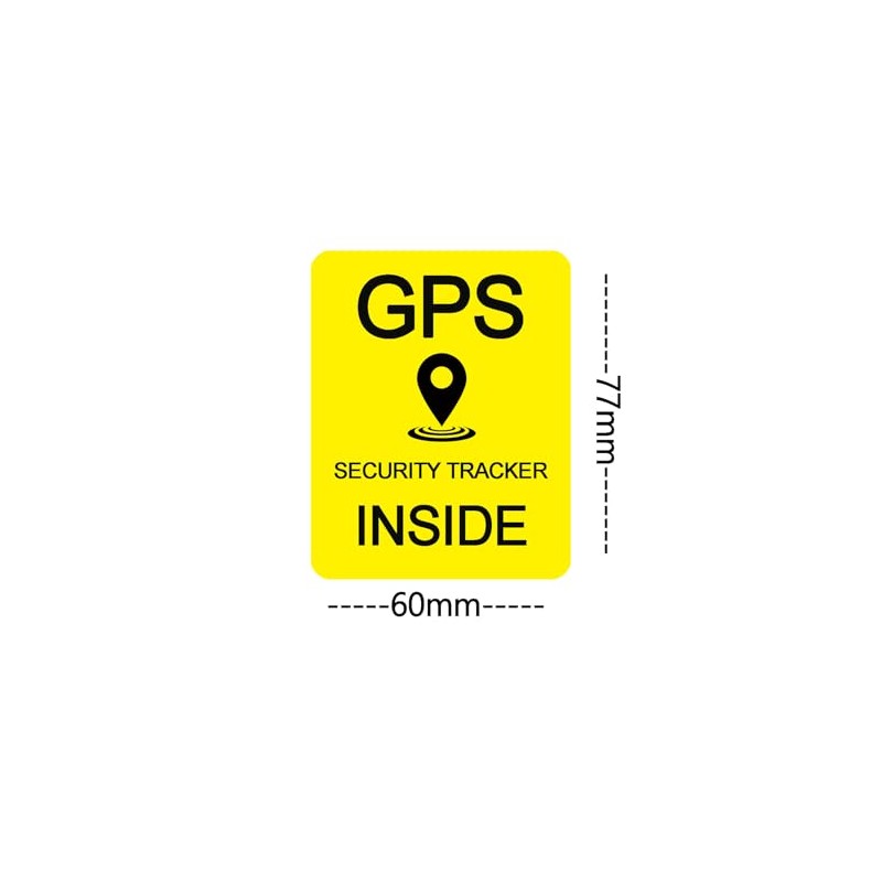 8 Pcs GPS Security Tracker Inside Stickers GPS Tracking Sticker