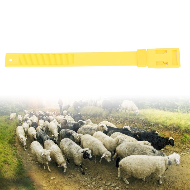 10Pcs Goat Collar Sheep Identification Bands Livestock Marking Ring Farming