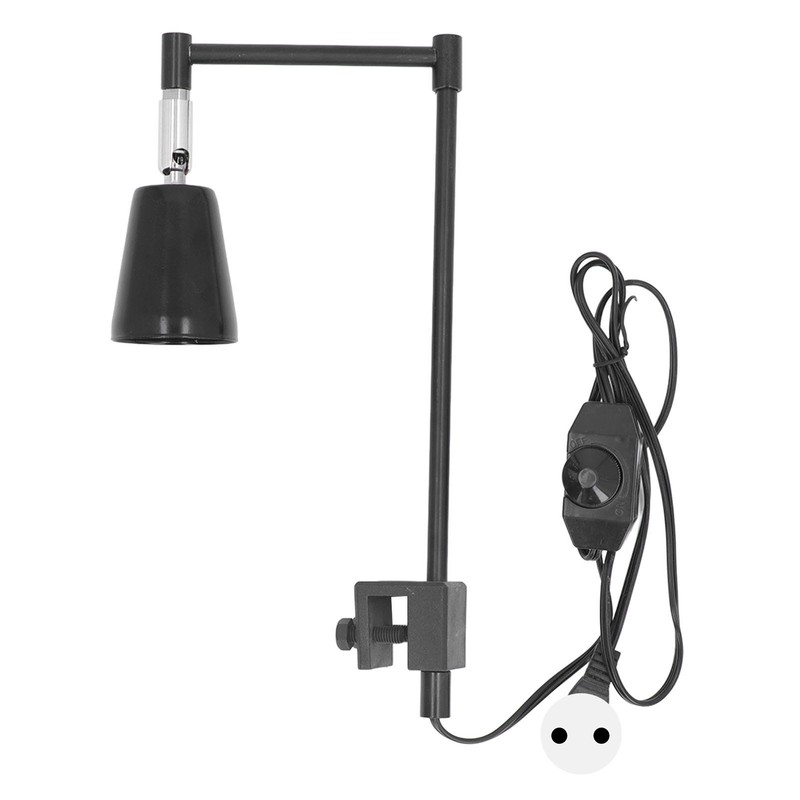 Reptile Lamp Stand Adjustable Multi Angle Rotation Clip Reptile Heat
