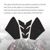 Bopfimer Motorcycle Non-Slip Side Tank Pad Sticker Waterproof Rubber Sticker