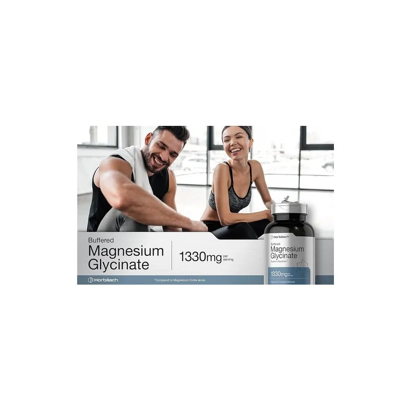 Glicinato De Magnesio Quelado 1330 Mg Chelated Magnesium Glycinate Supplement,