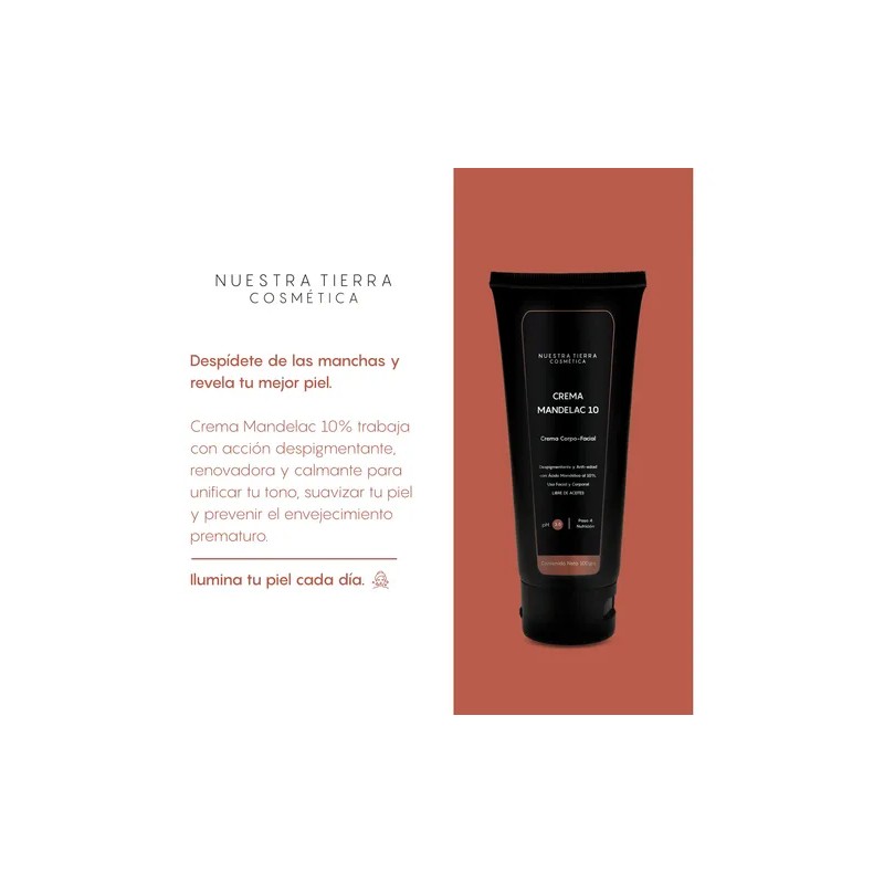Crema Despigmentante Y Aclarante Ácido Mandélico 10%