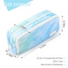CICIMELON Large Capacity Pencil Case 3 Compartment Pouch Pen Bag