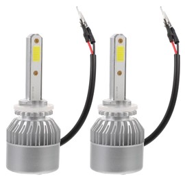 GANAZONO 2Pcs LED Headlight Bulb High Beam Low Beam for Car Headlights No Wiring Needed Compatible with Vehicle Systems