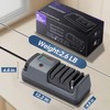 5-in-1 Professional Electric Knife Sharpener with LCD Screen, 3 Rotational