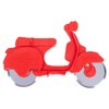 Scooter Pizza Cutter. Kitchen Novelty Pizza Slicer Includes 2 Roller