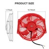 JDMSPEED New 10 Inch Slim Fan Push Pull Electric Radiator