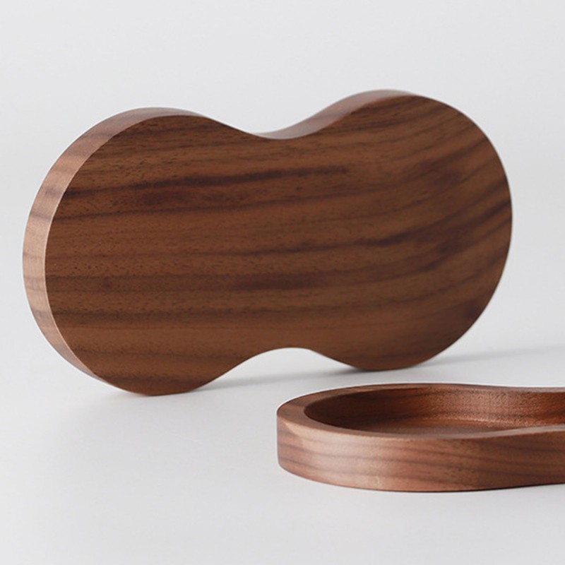 Coffee Hammer Tamping Kit Walnut Stainless Steel Tamper Distributor Set