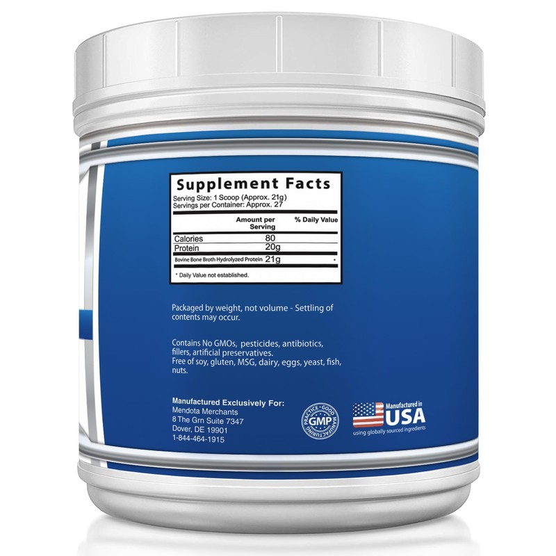 YounGlo Research - Bone Broth Beef Protein Powder - 1.25