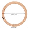 Watch Bezel Insert 38mm Ceramic Embossed Digit Watch Bezel Ring
