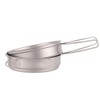 Lixada Ultralight Titanium Frypan Outdoor Camping Hiking Backpacking Cooking Frying