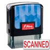 Shiny Scanned Stamp Self Inking Rubber Stamp, 1/2" by 1-1/2"