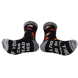 LEVLO Best Cardiology Cardiologist Gift This Cardiologist Is Off Duty Cotton Socks Graduation Gifts Appreciation Gift (UK, Alpha, S, M, Regular, Regular, Cardiologist)