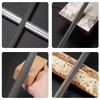 AIMALL 12" Flat Metal File Set with Soft Grip Handle,
