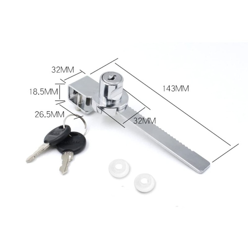 Sliding Display Door Ratchet Lock, Cabinet Door Locks for Drawer