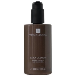 TEMPLESPA | LA LA LAGOON | Luxury Bath and Shower Gel for Cleansing, Fresh Skin, Smooth Texture, Natural Ingredients, Free from Parabens, Phthalates and Sulphates, Cruelty-Free, Vegan 10 fl.oz.