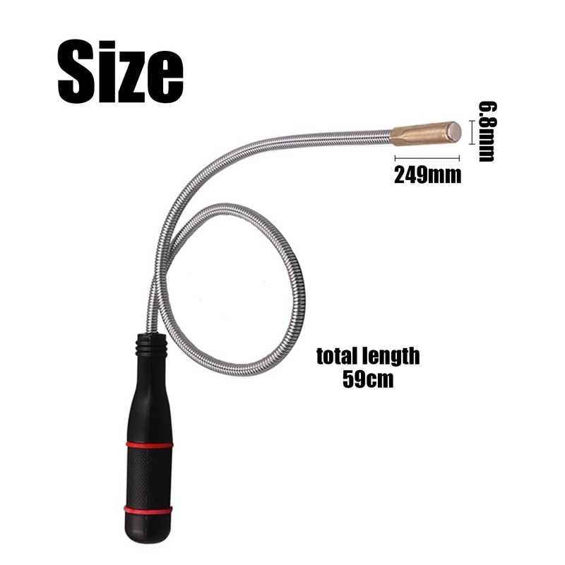 1 x long magnetic rod, rod magnet, magnetic telescopic rod,