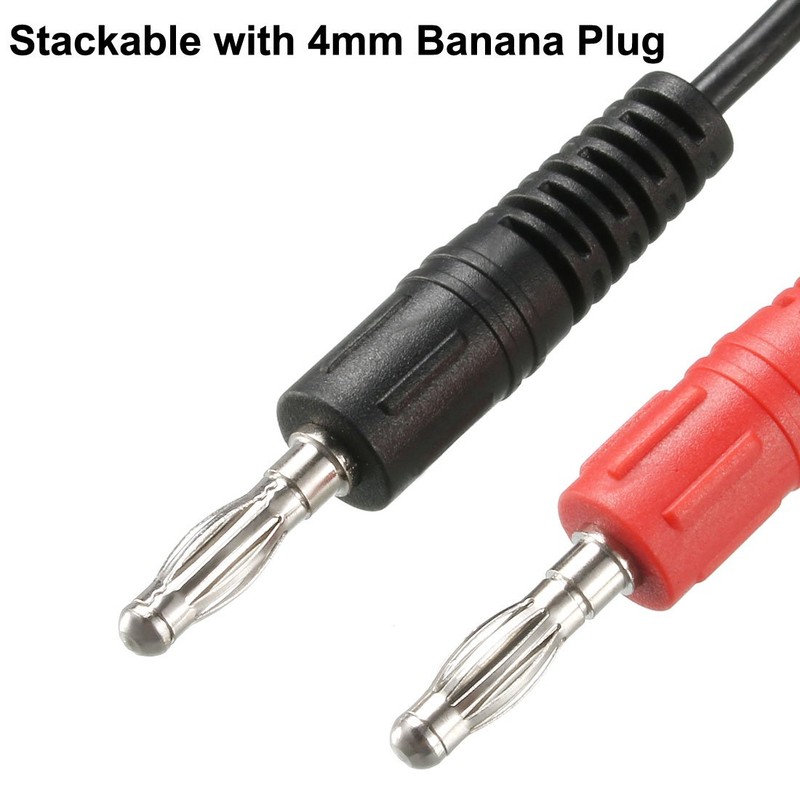 Sourcingmap Test Leads 4mm Banana to Banana Plug Male 35