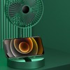 USB Small Fan Portable 1200mAh Lithium Battery Silent Desktop Fan