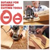 Mdkave Flexible Router Edge Guide,Professional Router Templates for Woodworking Accessories,Flexible