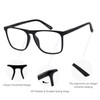 MARE AZZURO Reading Glasses Men 's Square Readers 0 1.0