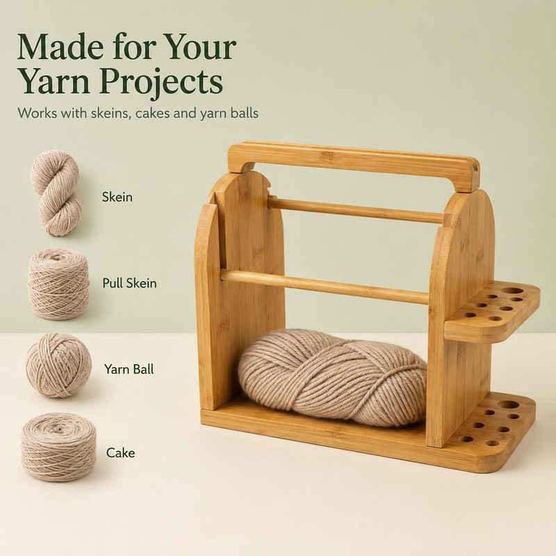 Yarn Holder for Crochet Accessories