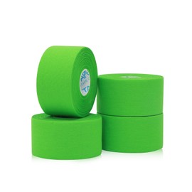 OK TAPE Athletic Sports Tape（4 Packs) - 45ft Per Roll Very Strong Tape for Athlete & Sport Trainers & First Aid Injury Wrap, Perfect for Fingers Ankles Wrist on Bat, Hockey Stick - Green