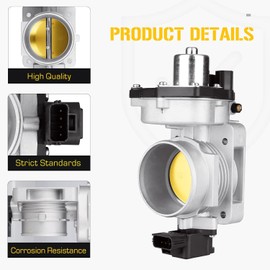 65mm Electric Throttle Body for Ford F150 4.6L 5.4L 2004-2006, Explorer 4.0L 2004-2010, Mustang 4.0L 2006-2010, Crown Victoria 2005-2010, for Lincoln LS 3.0L 2003-2005, S20020 3L5E9F991AC