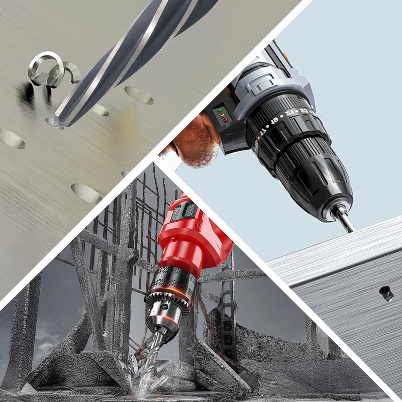 vibedor 3/4" Durable Reamer Drill Bit, M2 HSS Taper Chucking