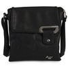 Mabel Womens Messenger Cross-Body Shoulder Bag With Silver or Gold