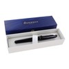 Waterman Kultur Fountain Pen, Black with Chrome Trim, Fine Nib