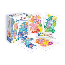 Sentosphère Aquarellum Mini Unicorns Painting Set